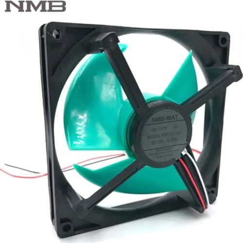 For NMB FBA12J15V original 15V 0.28A refrigerator cooling fan