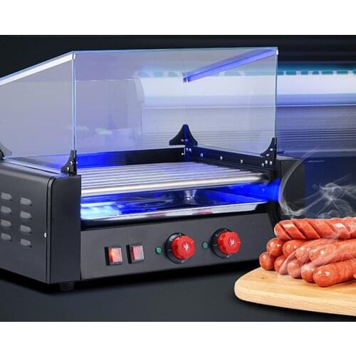 Commercial Hot Dog Roasting Machine French Sausage Roasting Machine Hot Dog Barbecue Machine Hot Dog Roller Machine SC-007C