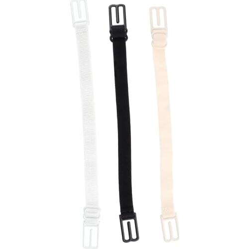 Set of 3 Ladies Non-Slip Bra Straps Band Holder Adjustable Back Clip Band