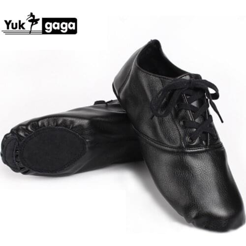 2020 Soft PU Dance Jazz Shoes Ballet Shoes for Men Women Children White Black TanSport Sneakers Gymnastics Fitness Shoes
