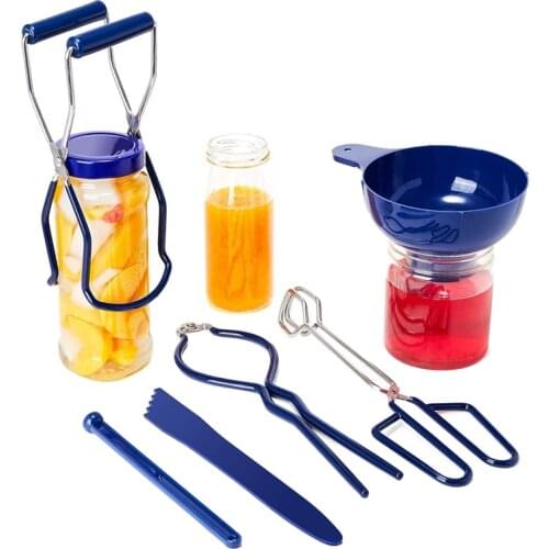 Canning Kit Canning Tools Canning Supplies 6 Pcs,Canning Jar Lifter, Lid Lifter,Canning Tongs for Canning