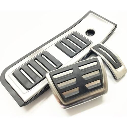 For Audi New A6 C8 Type 4K ab 2019 2020 foot rest for fuel brake pedal accelerator plate brake pads stickers styling