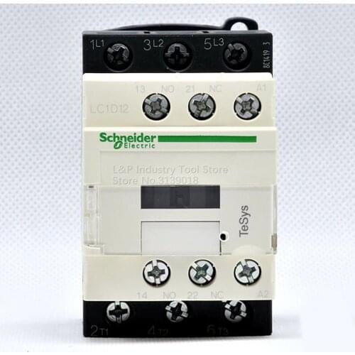 New Original Schneider LC1D12M7C 220VAC Contactor 12A LC1-D12M7C LC1D Standard TeSys 1PCS