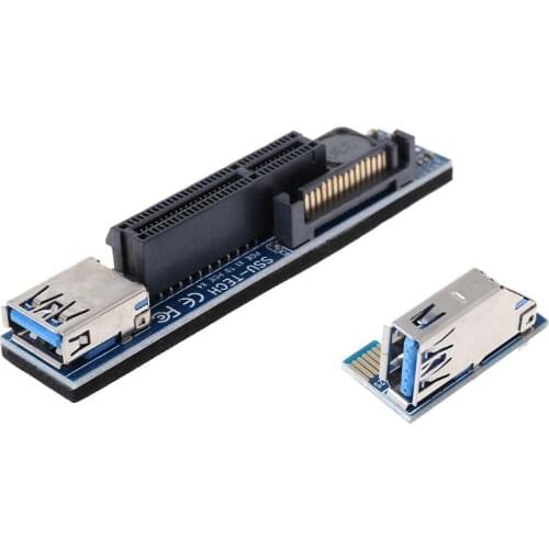 Add On Card PCI Express USB 3.0 Adapter Raiser Extender PCIE Riser Card USB 3.0 PCI-E SATA PCI E Riser PCI Express X1 to X4 Slot