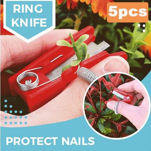 Thumb Knife Separator Vegetable-Garden Pruner Picking Device Farm Orchard Vegetable Fruit Harvesting Picking Tool Garden Supplie