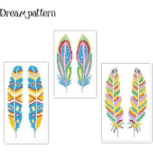 Tiger dogs patterns on both sides bookmarks cross stitch kit counted 18ct 14ct Plastic Fabric needlework embroidery Craft kit