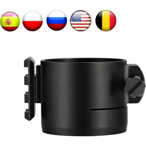 Caliber Bayonet Fit for NV007 Night Vision Scope camera Adapter Bracket with Rail for rangefinder torch Sleave