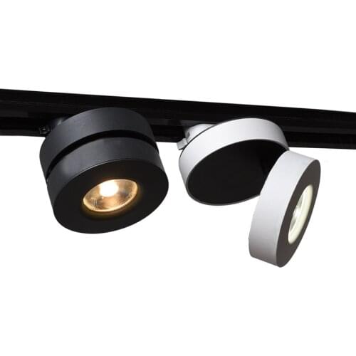 5W 12W Ultra-thin Adjustable LED Track Light Aluminum Rail Track LED Spotlight Clothing Shop Showroom Exhibition Track Light