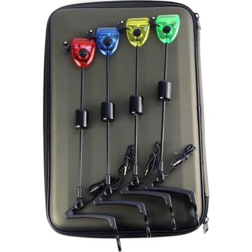 Carp rod LED Fishing Swinger Alarm multicolor Chain Hanger Swinger Indicator Alert Bite Sensor Tools Pesca Fishing Tackle