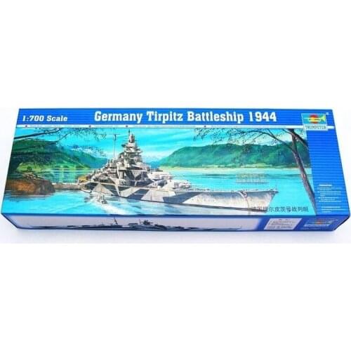 Trumpeter 05712 1/700 Scale Germany Tirpitz Battleship 1944 Model Boat Warship TH05436-SMT6