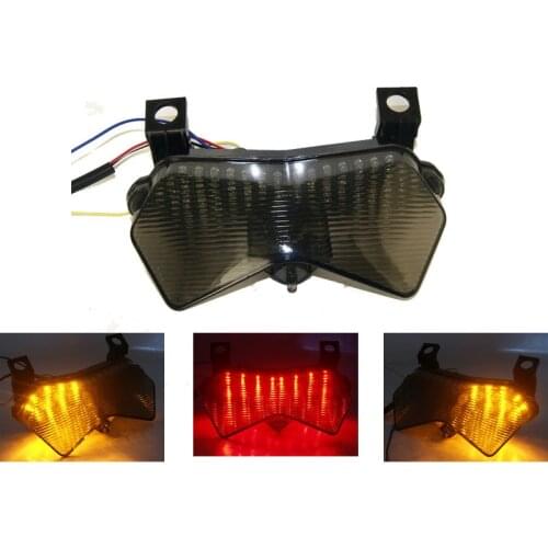 Waase For Kawasaki Z750 2004 2005 2006 Tail Light Brake Turn Signals Integrated LED Light