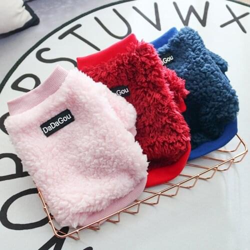 Winter Dog Clothes Winter Warm Clothes for Small Dogs Jacket Coat Puppy Sweater Dogs Pets Costumes 007-2