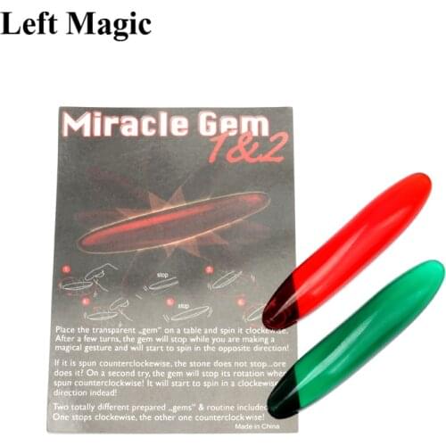 1pcs New Arrival Artistic Rattleback Magic Chembongo Philosophocal Toy Hand-size Plastic toys close up street magic tricks