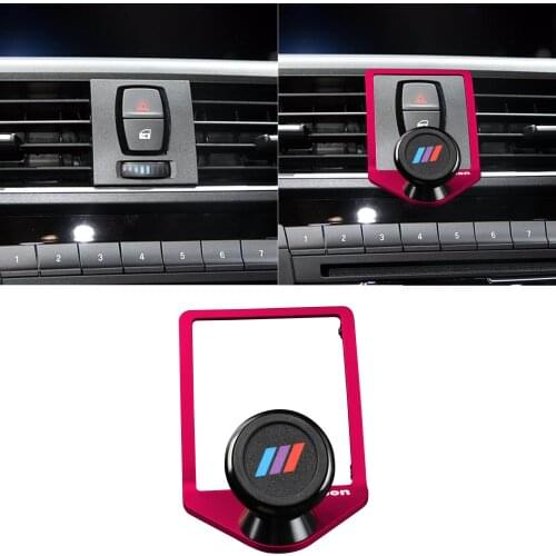 2 Colors Mobile Phone Holder Trim For BMW 2 3 4 Series GT F21 F22 F23 F30 F31 F34 F32 F33 F34 F35 F36 F80 F82 M4
