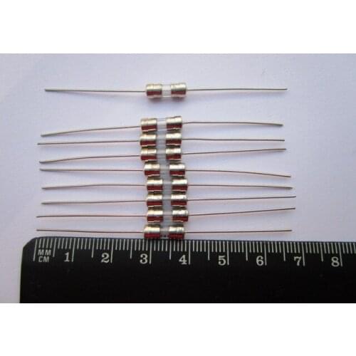 3.6x10mm T10A Slow Bow Miniature Glass fuses with Fine wire 400 pcs per Lot