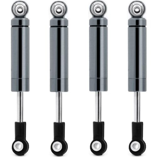 4Pcs Metal Shock Absorber Damper for Wltoys 144001 124019 124018 RC Car Spare Parts Upgrade Accessories