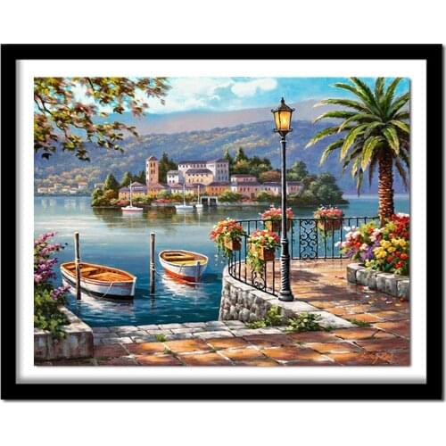 5D DIY Diamond Painting Landscape Picture Of Rhinestones Handicraft Diamond Embroidery Resin Home Decoration Wall Art
