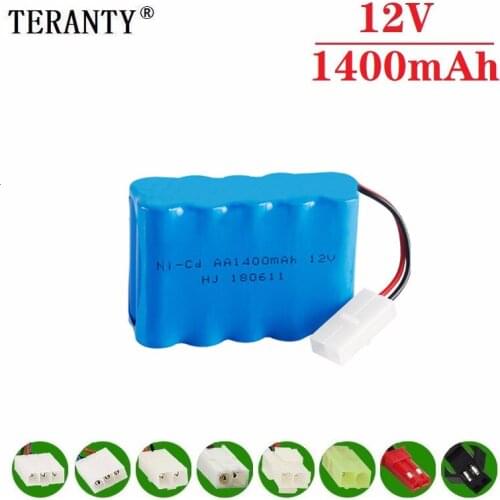 X Model ) 12v 1400mah NiCD Battery For Rc toy Car Tanks Trains Robot Boat Gun Ni-CD AA 700mah 12v Rechargeable Battery 1Pcs