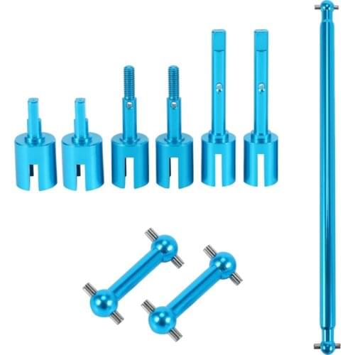 Aluminum Cup Joint Dog Bone Wheel Axles C Parts for Tamiya TT02 TT-02 1/10 RC Drift Car