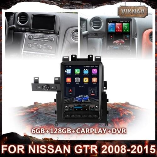 128GB Car Radio For Nissan GTR 2008-2015 Android touch Screen Multimedia Player Auto Stereo GPS Navigation Carplay Head Unit