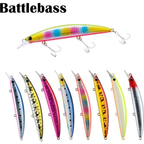 BATTLEBASS 2021 New Top Fishing Lure Floating Minnow 130mm 28g Saltwater Black Bass Pike Long Casting Hard Baits Tungsten Weight