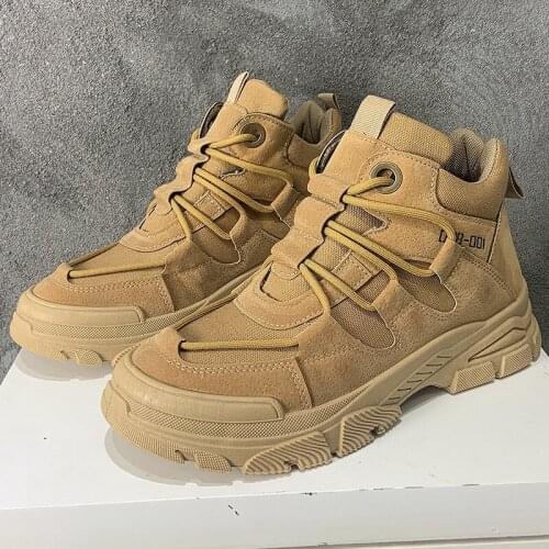 Spring And Autumn New Mens High-end Martin Boots Outdoor Retro Workwear Boots