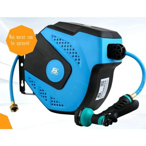 FUJW03-S811 automatic retractable hose reel drum water drum bubble car care wax water washing watering hose 11mm aftermarket