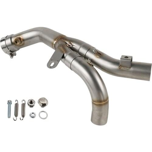 De-cat Mid Pipe Muffler Exhaust for Yamaha YZF-R1 YZFR1 YZF R1 2009-2014 2013 2012 2011 2010 Stainless Steel Decat Eliminator