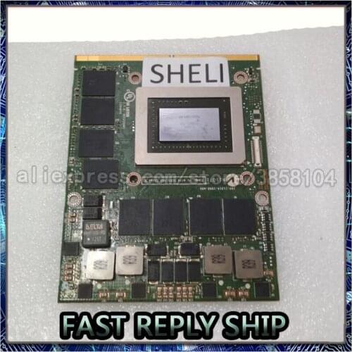 SHELI GTX675M GTX 675M 2G N13E-GS1-A1 Graphic Card For DELL M17X M18X M15X Video Card Display Card 180-11314-1002-A00