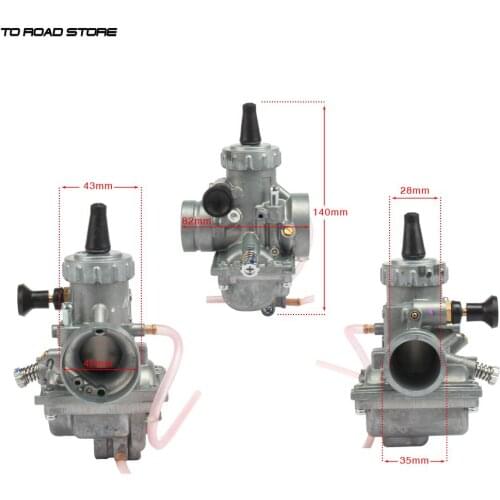 Motorcycle 28mm Carburetor VM24 PE28 Carb For Mikuni VM Carburador For Yamaha Suzuki Honda 65-175cc Dirt Bike ATVs Motorcycle