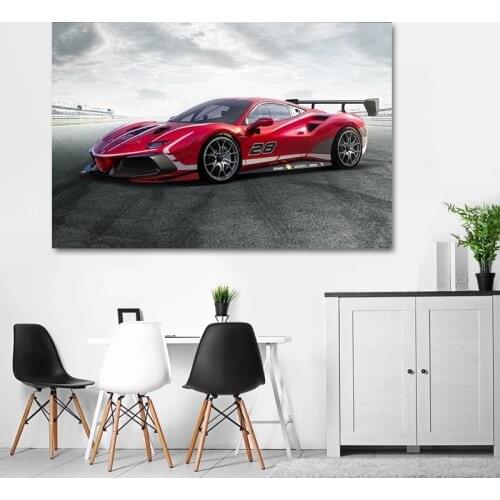 Canvas Paintings Challenge Race Racing Car Posters and Prints Wall Art Pictures for Living Room Home Decor Cuadros
