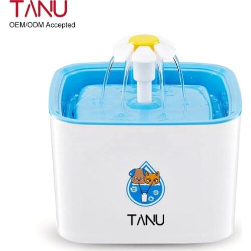 Square pet water dispenser dog cat automatic water circulation pet water bowl