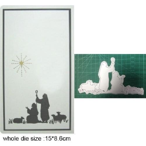 Craft dies Religion Nativity Scene Metal Cutting Dies Stencils DIY Scrapbooking dies Album/photo Card Embossing Die Cut New 2020