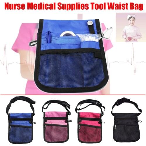 Nurse Fanny Pack Multi-Pocket Nursing Belt Organizer Cross Body Bag Medical Tool Bag Daily Use