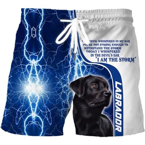 CLOOCL Labrador Dog Printed Shorts 3D Animal Fashion Harajuku Men Clothing Hip Hop Leisure Pants DIY Streetwear
