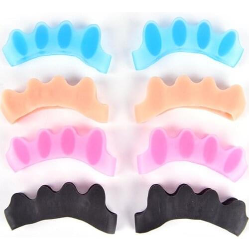 2pcs=1pair Silicone Bunion Valgus Bunion Corrector Orthotics Foot Bone Thumb Adjuster Correction Big Toe Separator For Adult Kid