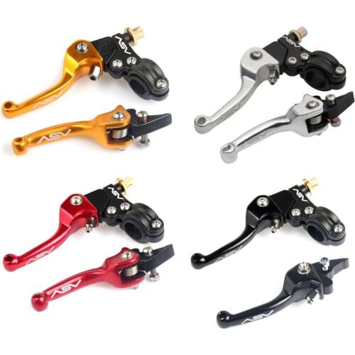 7/8'' 22mm ASV F3 Brake Clutch Lever Folding For Motocross Motorcycle ATV Dirt Bike CR CRF YZF WRF KX KXF RMZ Enduro Handle Race