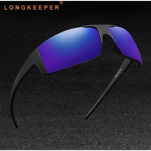 Longkeeper Polarized Sunglasses Men Night Vision Sunglasses Women Rimless Classic Square Mirror Glasses UV400 Oculos De Sol