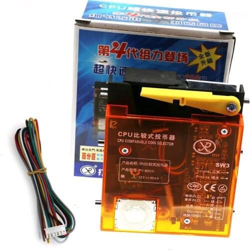 CPU Comparable Drop Insert Kind Coin Acceptor Tonken Selector Arcade Game Machine Accessory American Mechanism