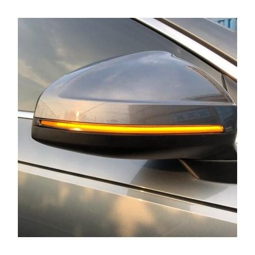 EOsuns Led rear view mirror cover lamp side turn signal daytime running lights for Audi A3 A4 A5 Q5L