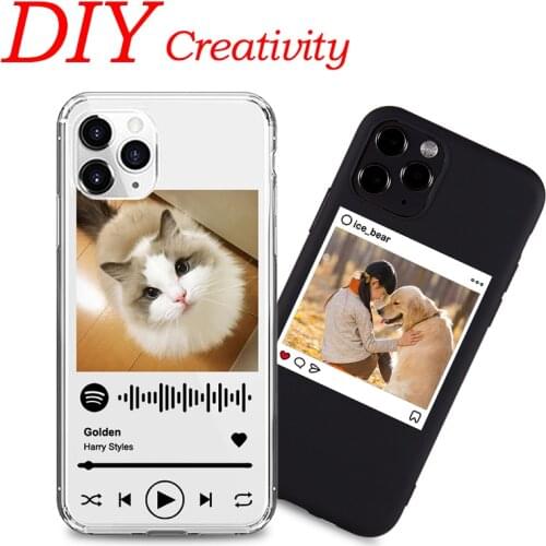 Creativity Custom DIY Phone Case For iPhone 6s 7 8 11 12 Mini Plus Pro X XS Max XR SE Cover Customized Silicone TPU Shell Cases