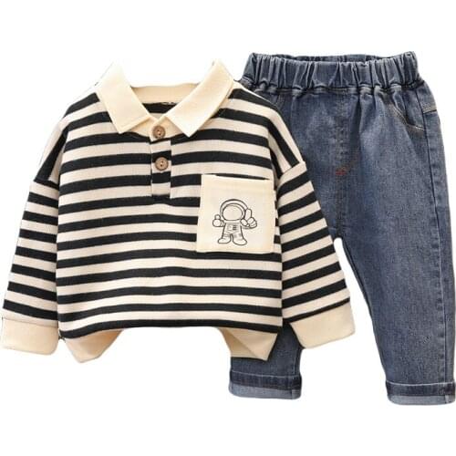 Spring Toddler Cotton Clothes Children Girls Boys Sport Hooded Shirt Pants LONG Sleeve Baby Casual Kids Tracksuits 0-4 Ages