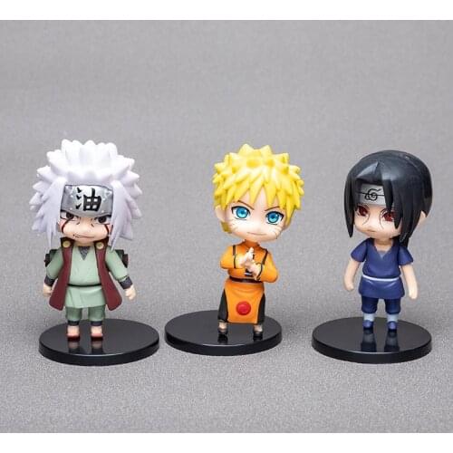 10cm cartoon 6 styles of cute ornaments PVC model animation collection statue childrens birthday gifts toys cartoon hand toys