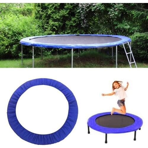 Trampoline Protection Cover Durable Oxford Cloth Easy Installation Trampoline Cover Protector with Sturdy Mounting Belt Children