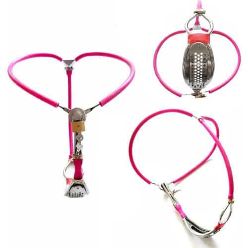 Manyjoy Female Stainless Steel Invisible Chastity Belt Device Bondage Restraints BDSM Chastity Device Sex Toys For Women