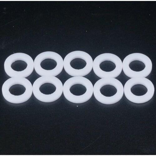 50 PCS 14x8x2mm PTFE Flat Washer Gasket Spacer Sealing For M16x1.5mm Metric Pressure Gage