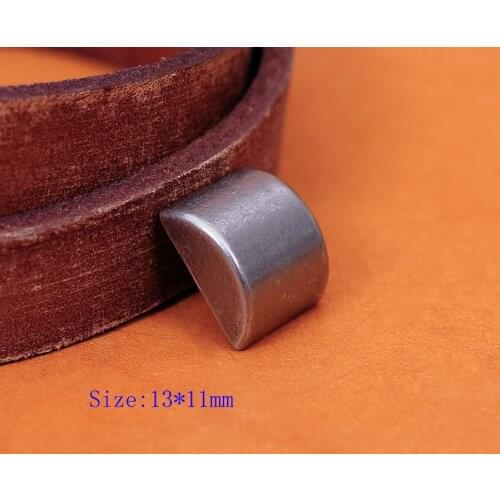 50X DIY Antique SIlver Decorative Semicircle Metal Fasteners Rivet Stud Spot Conchos