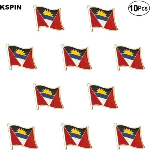 Antigua Flag Lapel Pin Flag badge Brooch Pins Badges 10Pcs a Lot
