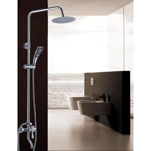 Hardware accessories shower set copper main body hot and cold water faucet bathroom stainless steel bathroom shower shower