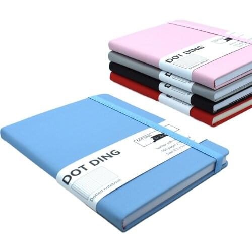 A5 Bullet Dotted-Journal Planner Cloth hardcover 100GSM 160 pages Dotted Notebook Office&School notepad supplies Stationery